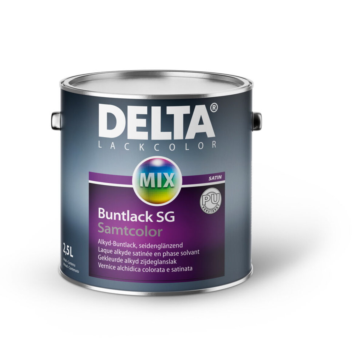 Deltamix Buntlack SG-Samtcolor 2,5 lt PG3 Farbton